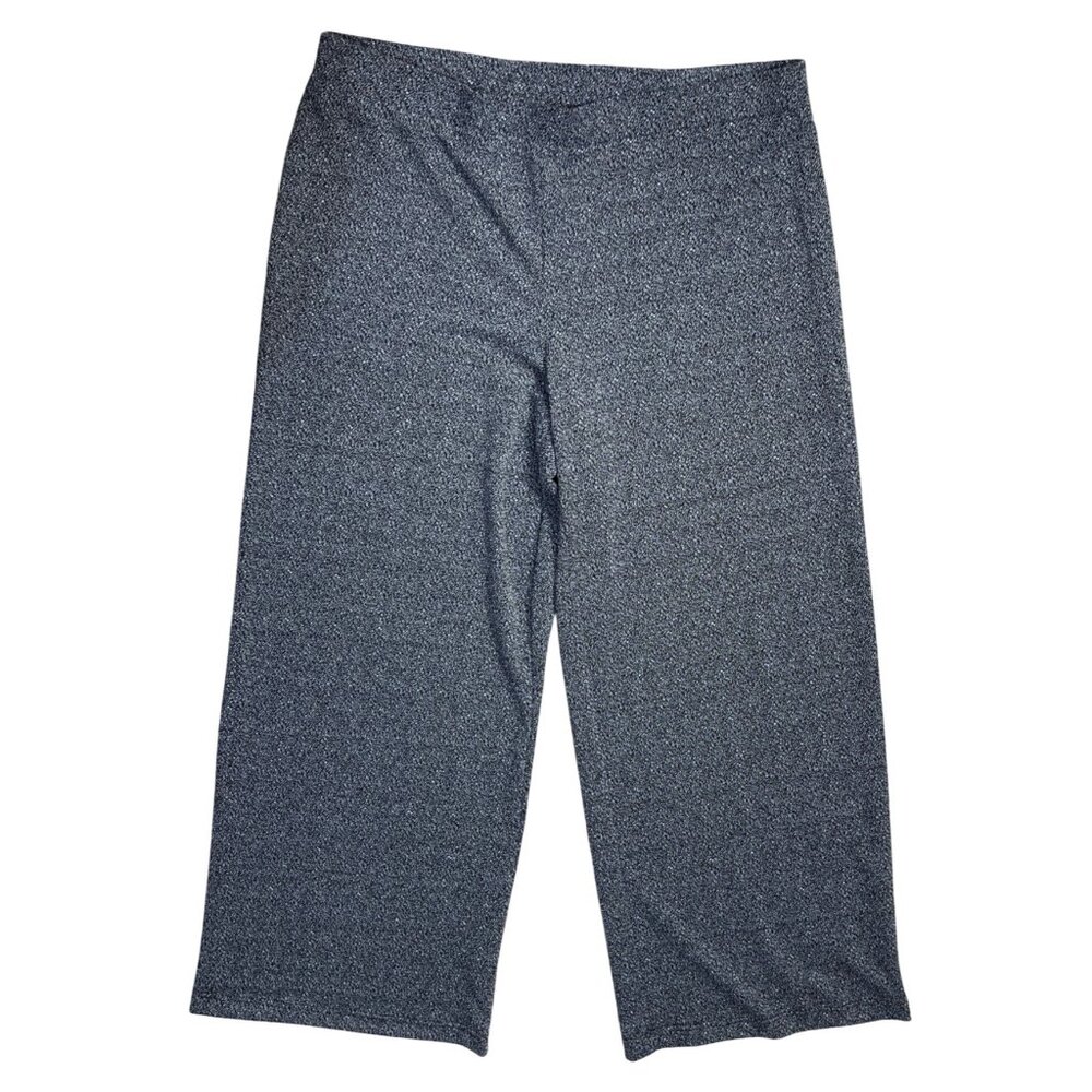 Est. 1946 Women's Boucle Pants Pull-On L Large Black White
